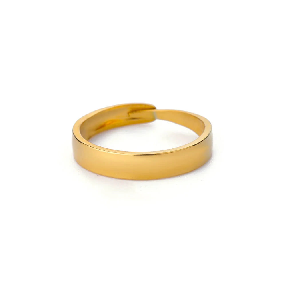 Zenat Zircon Geometric Evil Eye Adjustable Ring
