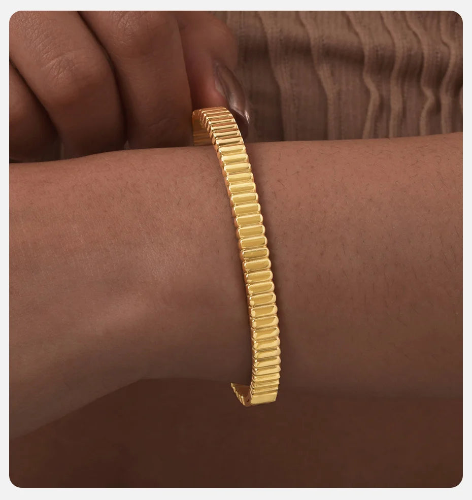 Vnox Romantic Zircon Bracelet For Women No Fading