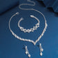 Zenat 3-4 Piece Women's Wedding Jewelry Set