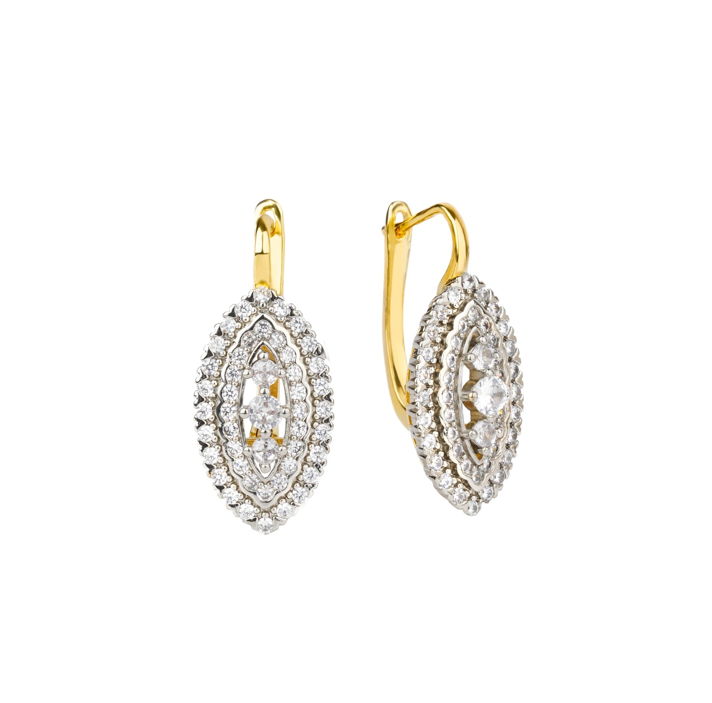 Zenat Evil Eye Earrings & Ring Set – 14K Gold