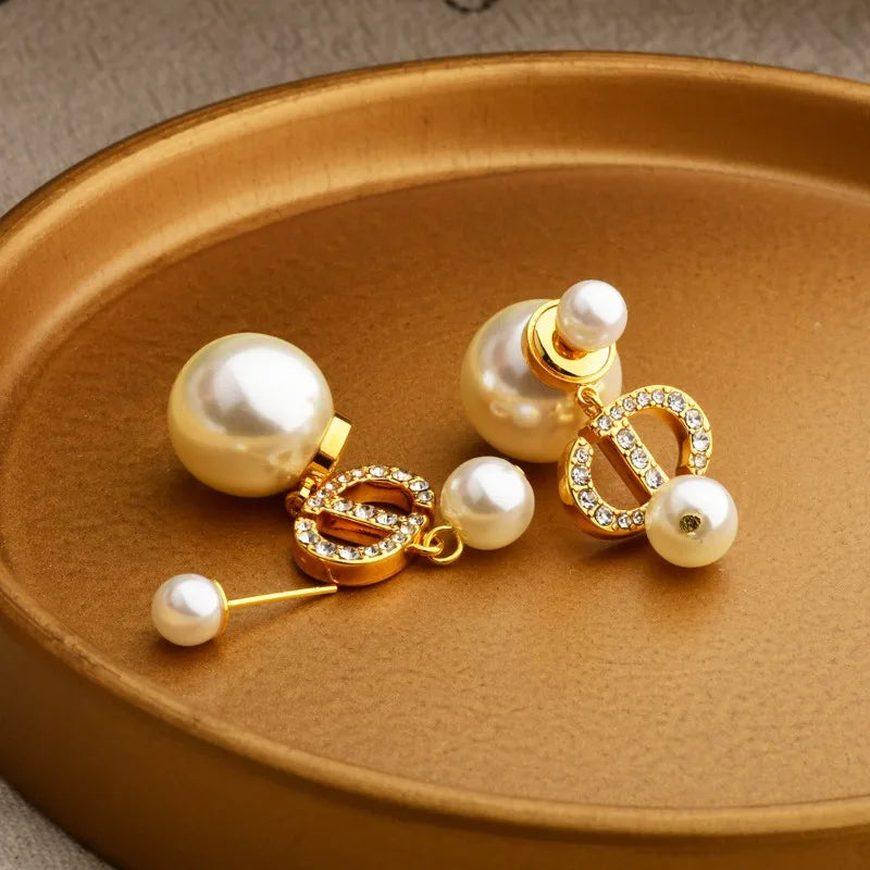 Zenat Elegant Pearl Earrings – Sweet Daily & Party Wear