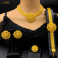 Zenat Luxury Flower Gold-Plated Necklace Set