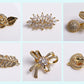 Trendy Earrings Accessories 18K Gold Plated Metal Round Earwires Earring Fasteners Hooks For DIY Women Ear Jewelry Making