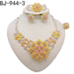 Zenat Dubai 24K Gold Plated Wedding Jewelry Set