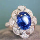 Zenat Colorful Green Cubic Zirconia Rings