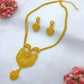 Zenat Dubai 24K Gold Color Necklace Earring Jewelry Set