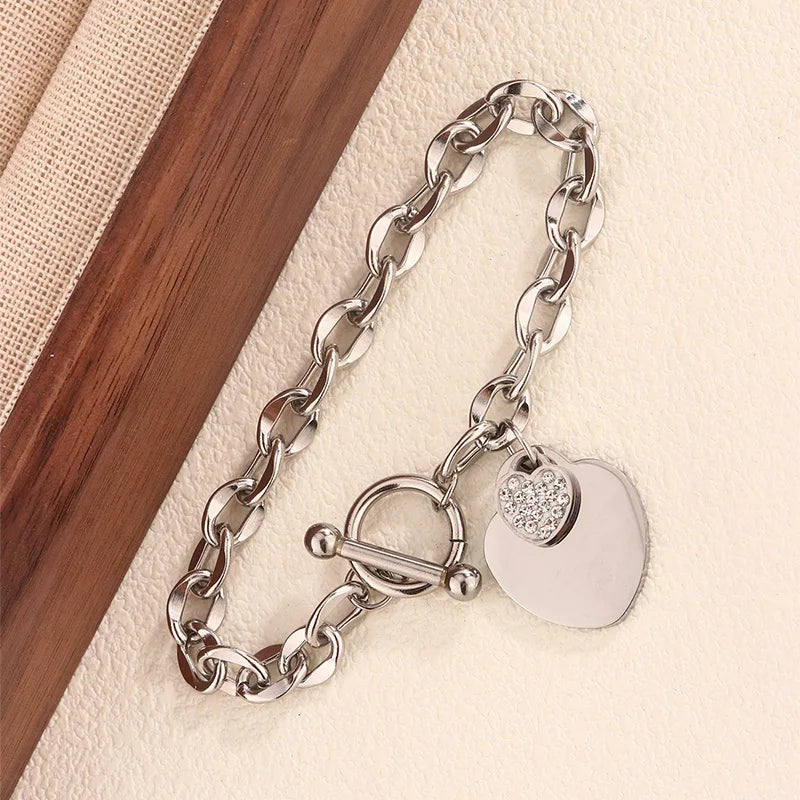 Zenat No Fade Stainless Steel Gold Plated Bracelet
