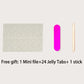 Zenat 24Pcs Short Coffin Press-On Nails