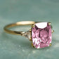 Zenat Pink Cubic Zirconia Ring for Women
