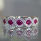 Zenat American Red Cubic Zirconia Ring