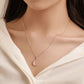 Zenat 3PC Waterdrop Rhinestone Necklace & Earrings Set