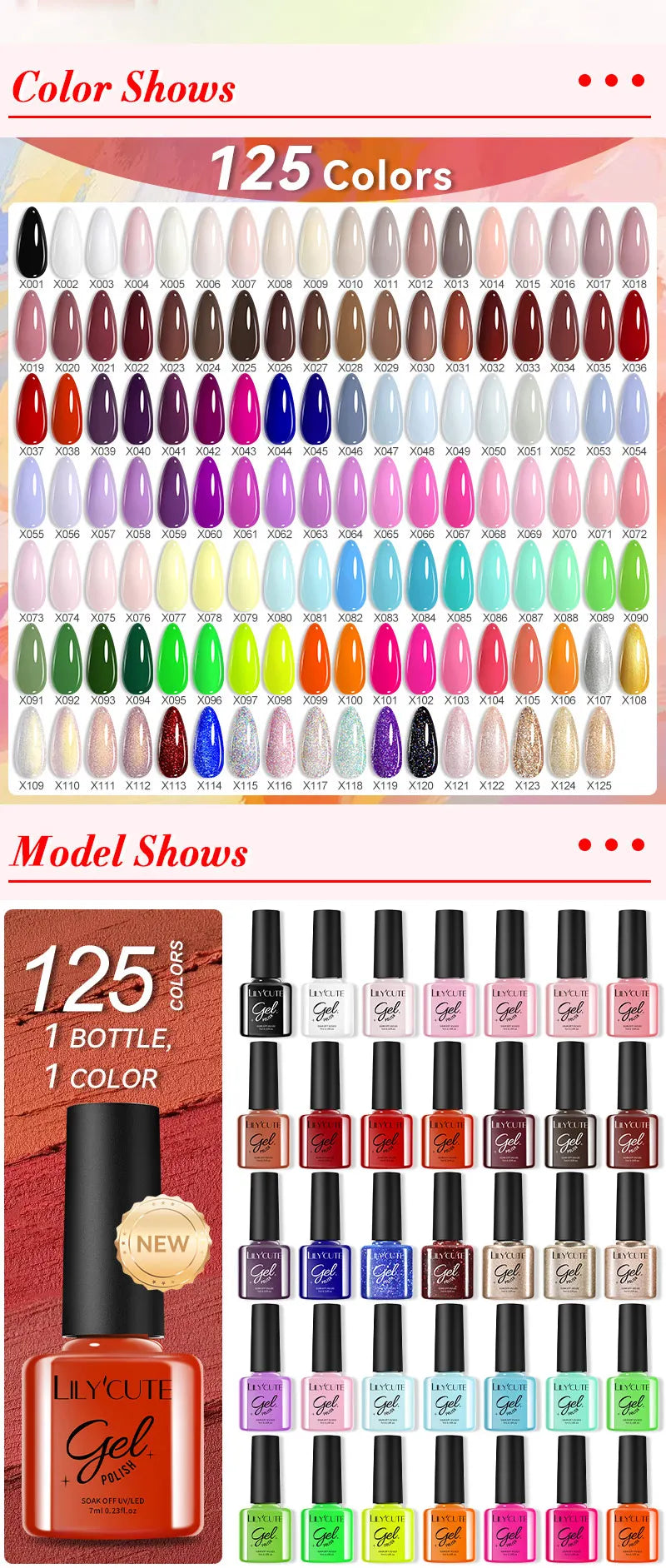 Zenat Red Autumn Winter Gel Nail Polish