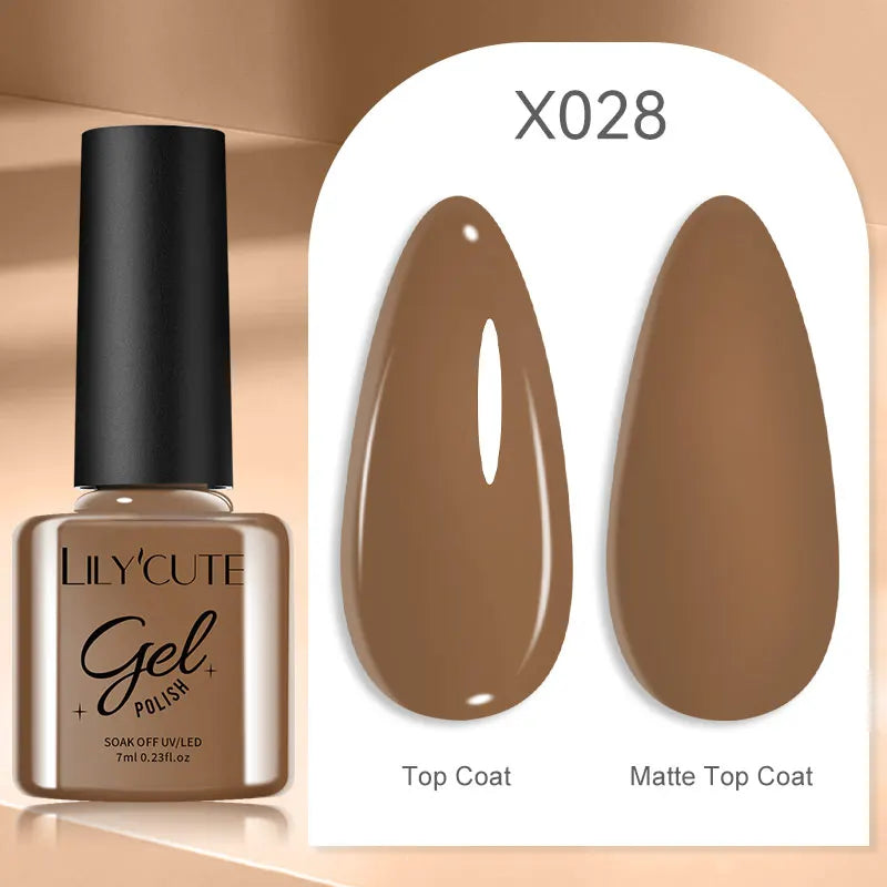 Zenat Red Autumn Winter Gel Nail Polish