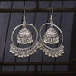 Zenat 2025 Retro Tassel Drop Jhumka Earrings