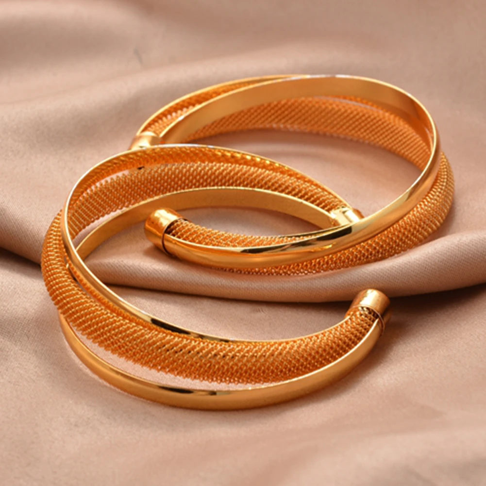 Shiny Bangles for Women Adjustable Bracelet