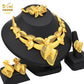 Zenat Luxury Indian style Jewelry Sets 24K Golden