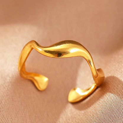 Zenat Zircon Geometric Evil Eye Adjustable Ring