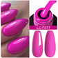 Zenat Bright Red Sparkling Glitter Gel Nail Polish