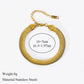 Twisted Bracelet 18K Gold Plated Waterproof 316 Steel