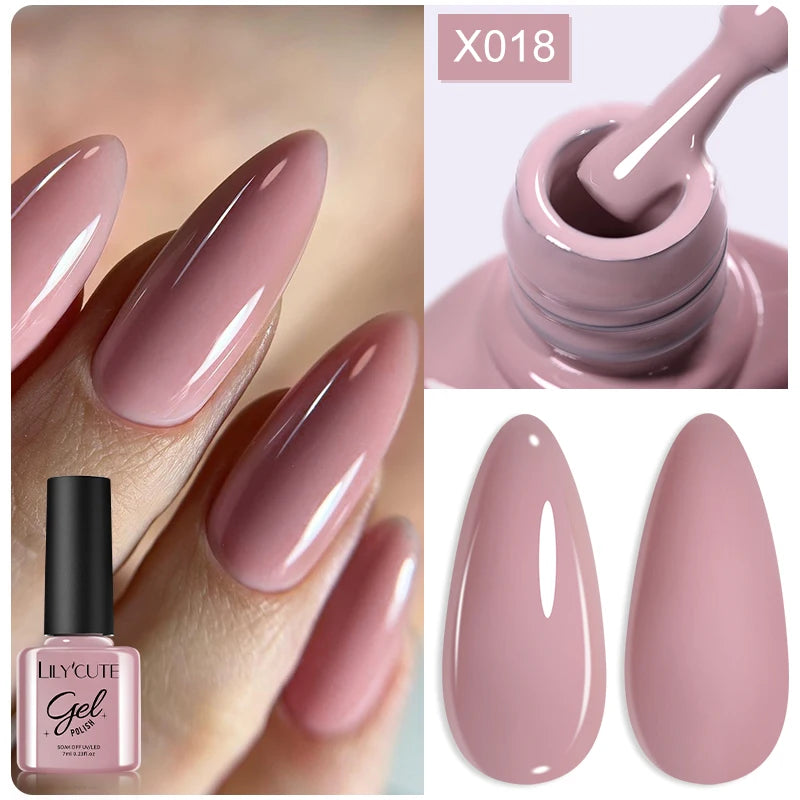 Zenat Red Autumn Winter Gel Nail Polish