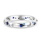 Zenat Celestial Blue Moon Sun Crystal Ring