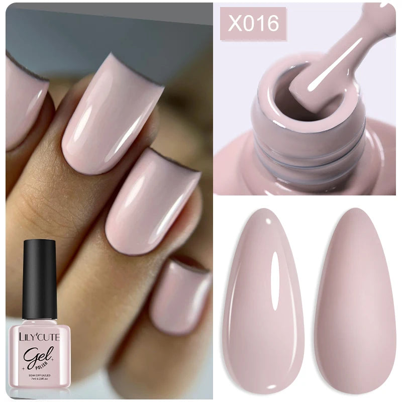 Zenat Red Autumn Winter Gel Nail Polish