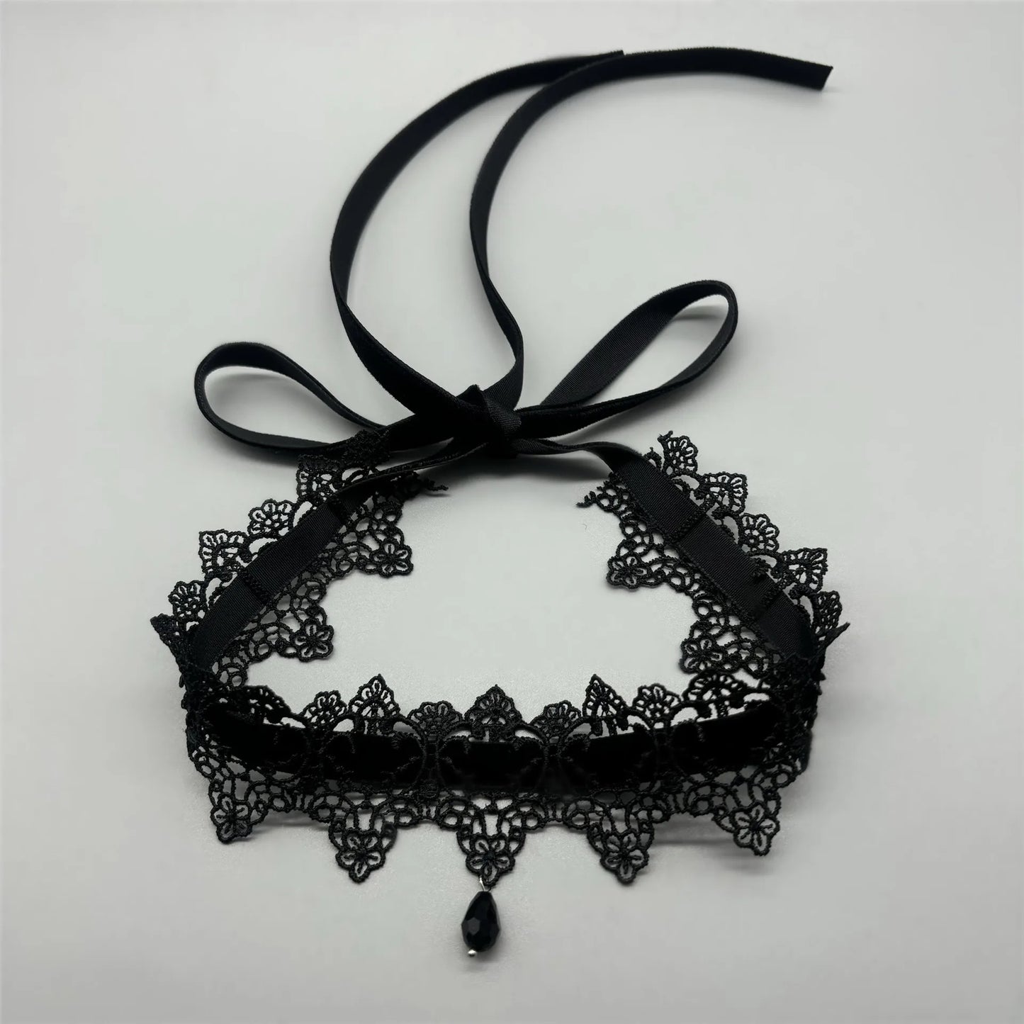 Zenat Sexy Lace Flower Velvet Choker Necklace for Women