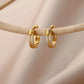 Stainless Steel Evil Eye Earrings for Women 2024 Trend Gold Color Round Circle Hoop Earrings Luxury Wedding Jewelry aretes