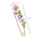 Zenat Sweet Flower Rhinestone Lapel Pin Brooch