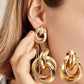 Zenat 925 Silver Leaf & Flower Earrings – Trendy 2025