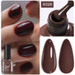 Zenat Red Autumn Winter Gel Nail Polish