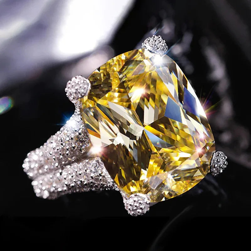 Zenat Colorful Green Cubic Zirconia Rings