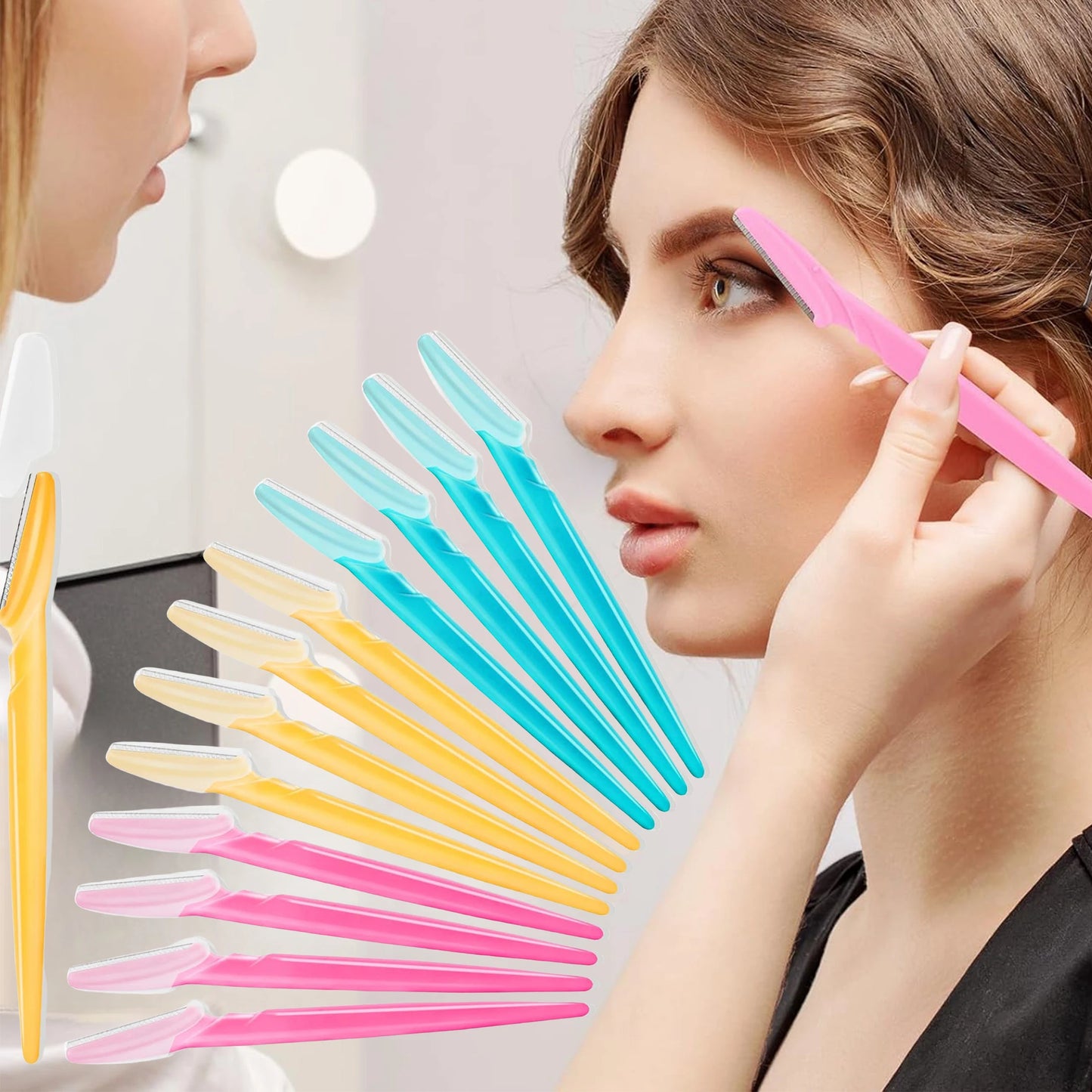 Zenat Brow & Face Razor Set for Men & Women