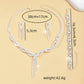 Zenat 4PC Women's Hollow Tassel Jewelry Set