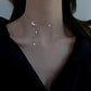 Fashion Trend Unique Design Elegant Delicate Light Luxury Green Zircon Necklace Women Jewelry Party Premium Stud Earrings Gift