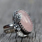 Zenat Pink Zirconia Trendy Sweet and Romantic Engagement Rings