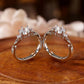 Zenat Vintage Hollow Zircon Adjustable Ring