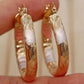 Zenat Golden Pink Earrings Exquisite Daily Wear