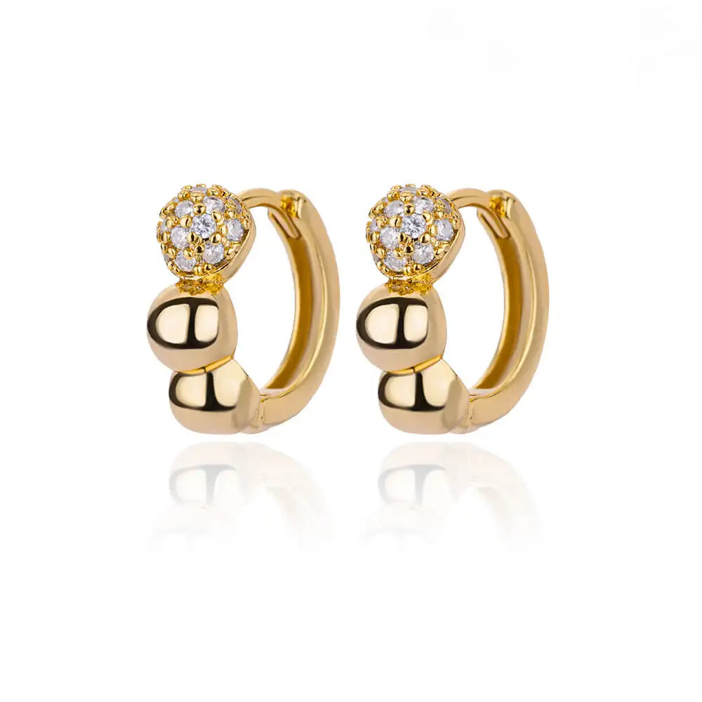 Stainless Steel Evil Eye Earrings for Women 2024 Trend Gold Color Round Circle Hoop Earrings Luxury Wedding Jewelry aretes