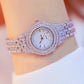 Zenat Zircon Studded Watch For women