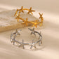 Shell Starfish 316L Stainless Steel Bangles for Women