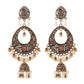 Zenat Trendy Indian Jhumka Charm Stud Earrings