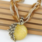 Zenat Elegant Vintage Peacock Tassel Pendant Necklace
