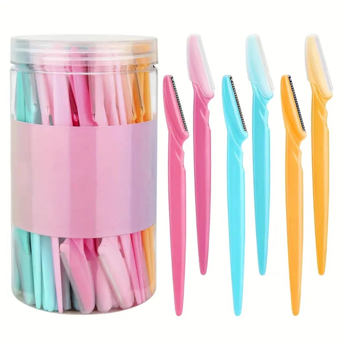 Zenat Brow & Face Razor Set with Protective Cover