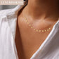 Zenat Golden Star Heart Bohemian Chain Necklace