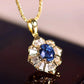 2025 Gorgeous White/Green/Purple/Pink Cubic Zirconia Women Necklace Simple and Elegant Design Female Wedding Trendy Jewelry