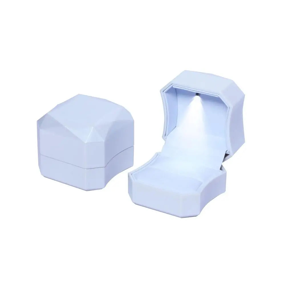 Crown Jewelry Box With Lighted LED