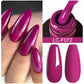 Zenat Bright Red Sparkling Glitter Gel Nail Polish