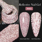 Zenat Bright Red Sparkling Glitter Gel Nail Polish