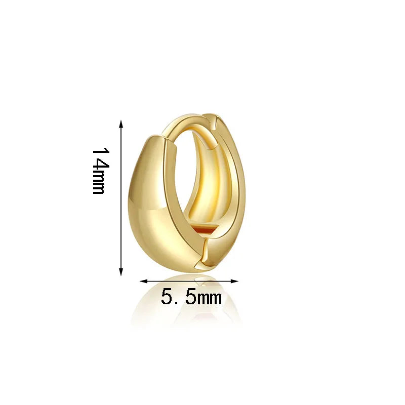 Zenat 3 Copper Earrings – Elegant Gold & Silver Set
